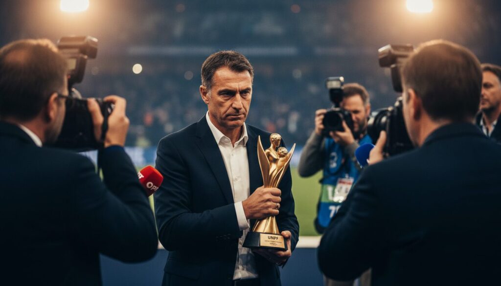découvrez le retour détaillé sur la controverse qui entoure désiré doué lors des trophées unfp, avec analyses et réactions des acteurs du football.