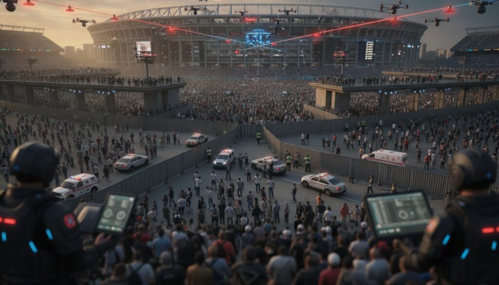 découvrez les enjeux sécuritaires sans précédent de la coupe du monde 2026, qualifiée de "78 super bowls en 38 jours", un défi colossal pour assurer la sécurité durant cet événement mondial.