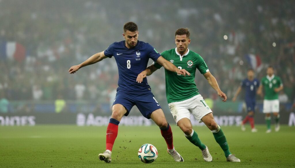 france vs irlande du nord : retrouvez l'heure exacte et la chaîne tv pour suivre en direct ce match incontournable. ne manquez rien de l'action sur le terrain !