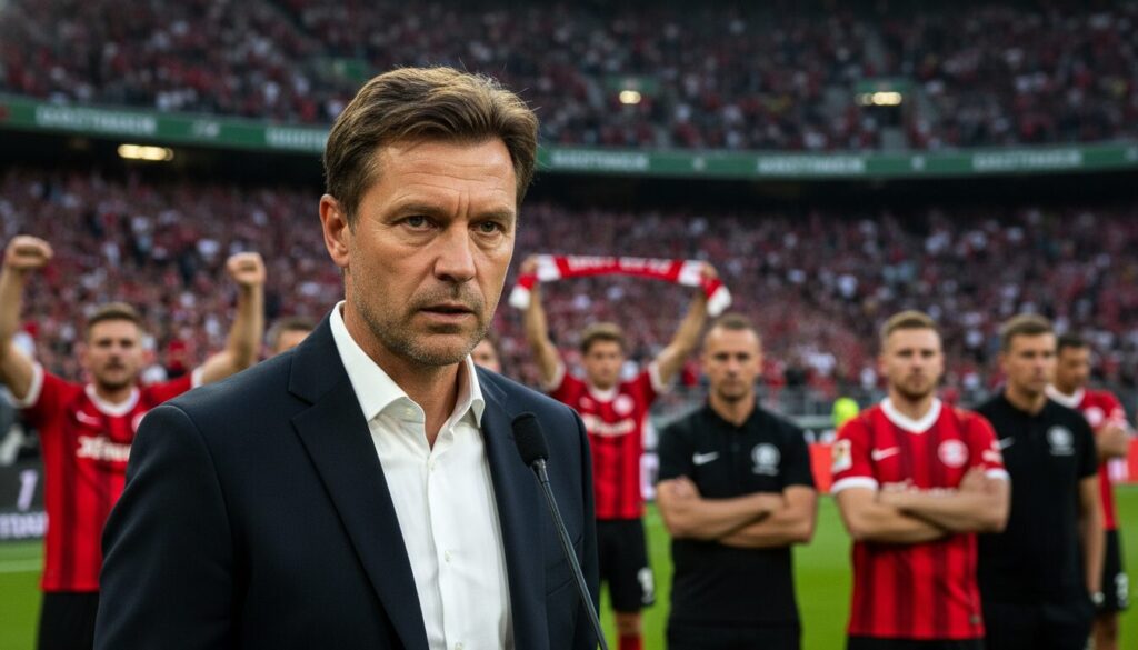 découvrez les déclarations de hütter aux fans de l'eintracht : un regard franc sur son départ controversé en 2021 et les réactions suscitées.