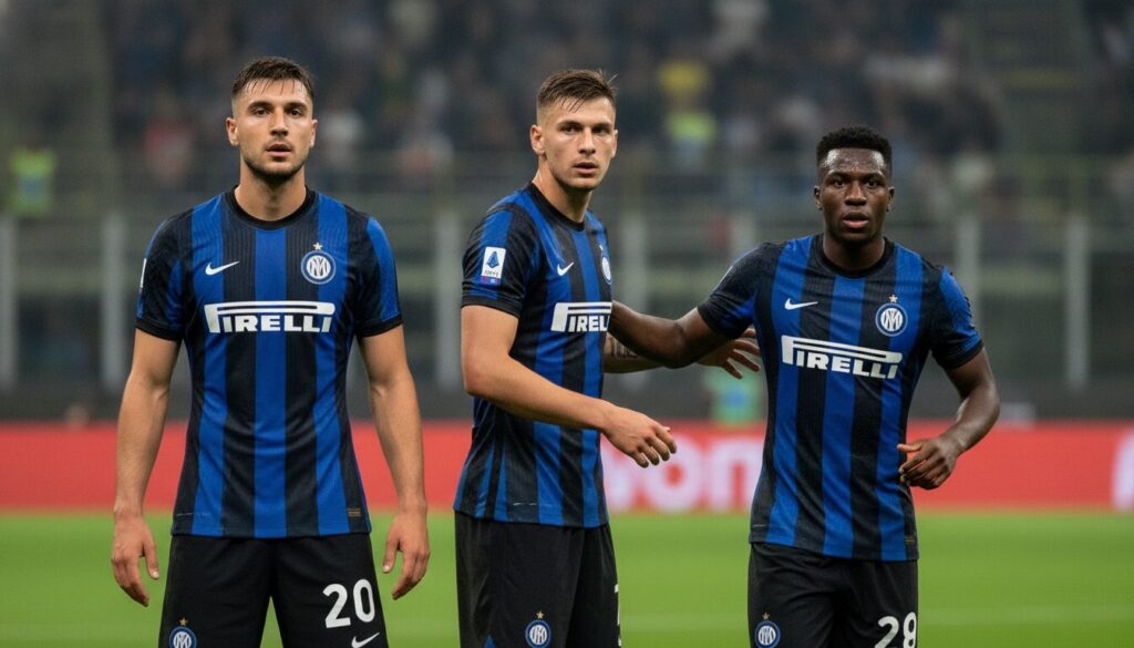 inter renforce sa défense avec la confirmation de l'arrivée de solet, tandis que bastoni et bisseck conservent leur place dans l'équipe.