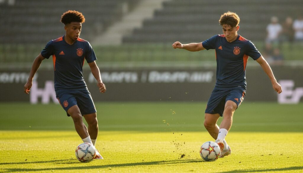 découvrez les propos de julian nagelsmann sur la progression rapide de jamal musiala et les performances impressionnantes de florian wirtz, deux jeunes talents du football en pleine ascension.