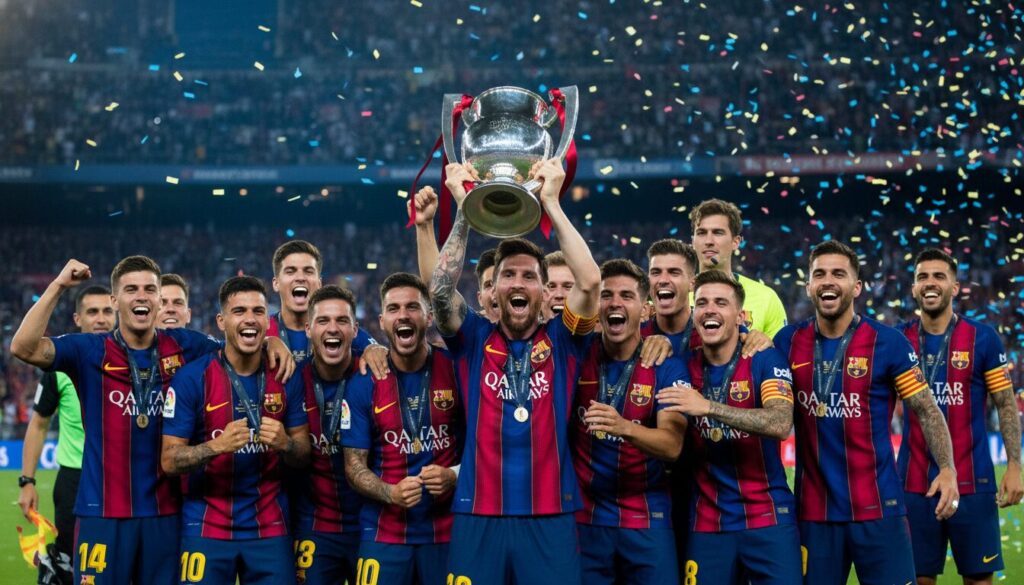 le barça s'impose avec brio en ligue mondiale, confirmant sa domination et offrant une performance exceptionnelle à ses supporters.