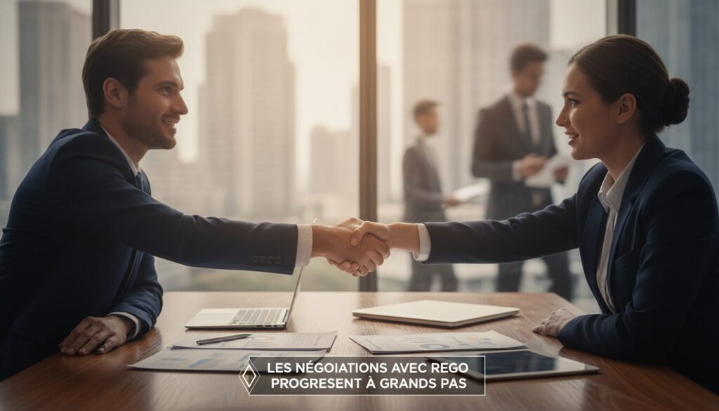 découvrez les avancées rapides des négociations avec rego et ce que cela implique pour l'avenir des partenariats.