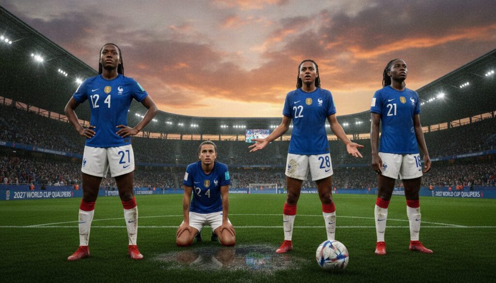 découvrez une analyse approfondie des performances des héroïnes comme malard, picaud-inconnu, katoto et de almeida lors des qualifications pour la coupe du monde 2027, mêlant exploits et déceptions.