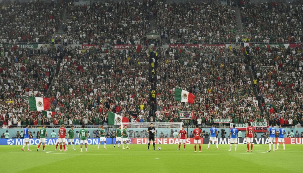 découvrez l'ambiance unique à mexico alors que le décompte final commence pour le coup d'envoi du match d'ouverture du mondial 2026 au stade azteca, un événement historique à ne pas manquer.