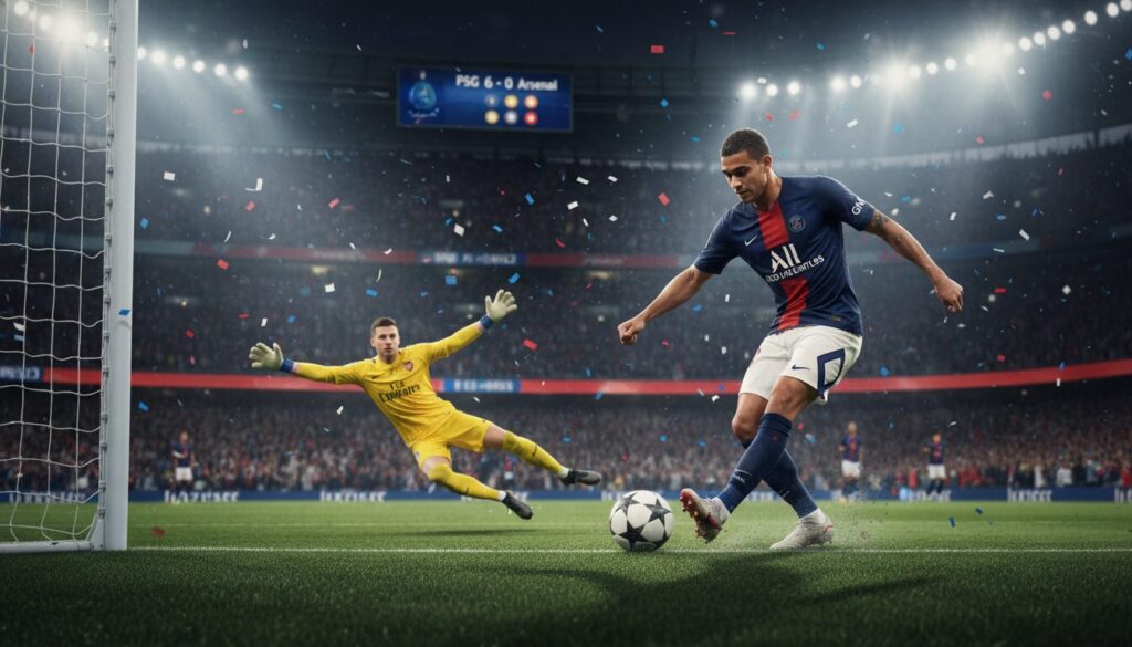 découvrez comment le psg, avec un impressionnant 6/6 aux tirs au but, a dominé arsenal et s'est affirmé comme le maître incontesté des penalties.