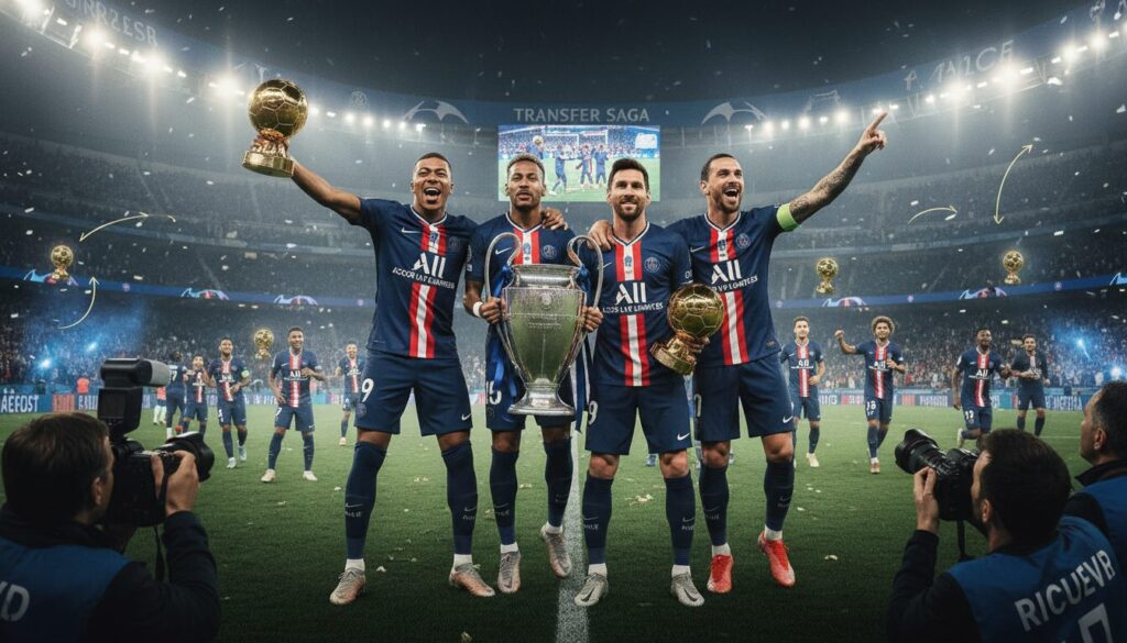 découvrez comment le psg triomphe en ligue des champions, avec légendes, ballon d’or et mercato au centre des ambitions et des stratégies du club.