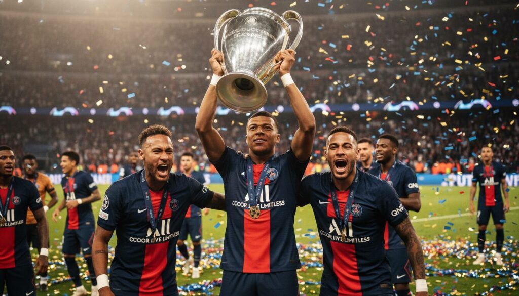 découvrez quelles primes exceptionnelles attendent les joueurs du psg en cas de victoire en ligue des champions et comment ils peuvent entrer dans la légende du club.