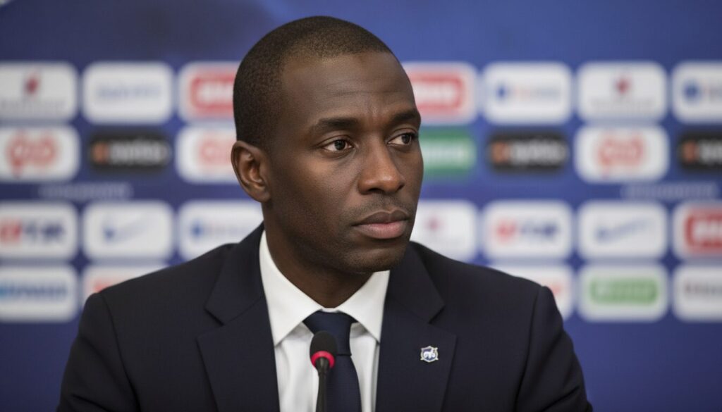 découvrez la réaction du sélectionneur français face aux rumeurs autour de kompany et ce que cela impliquerait s'il endossait ce rôle majeur.