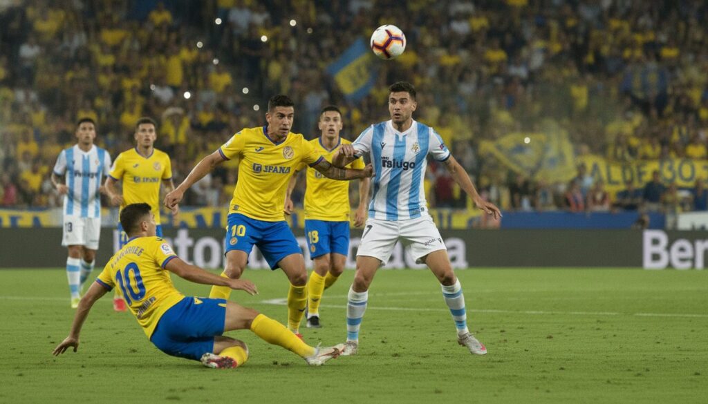 suivez en direct et vivez chaque moment intense du match passionnant entre las palmas et málaga. ne manquez aucune action et restez informé en temps réel.