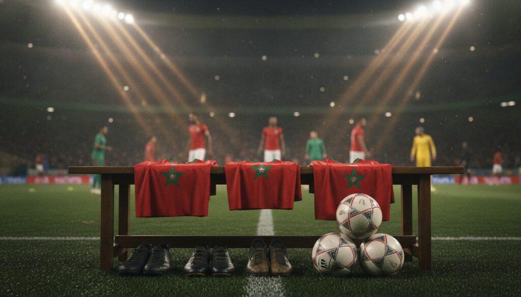 découvrez les raisons des absences de trois joueurs marocains avant le match crucial contre le brésil et les tensions qui entourent l'entraînement de l'équipe.
