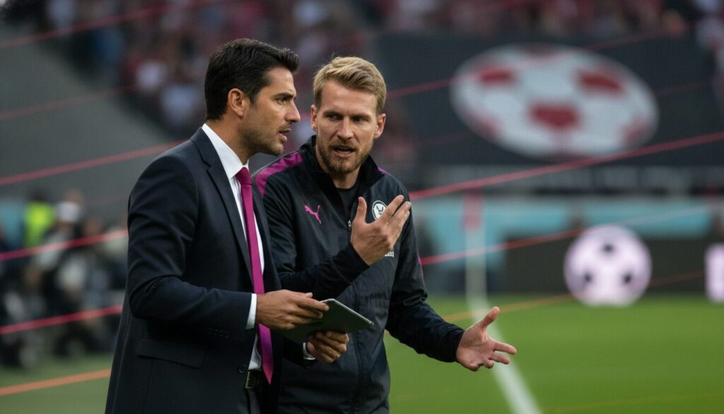 découvrez l'anecdote de padle avec demichelis et les réactions de hummels sur un possible changement d'entraîneur chez rb, dans le cadre de la coupe du monde, présenté par magenta.