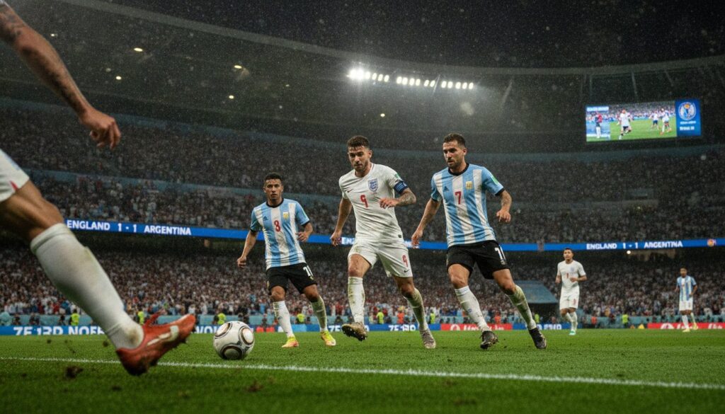 suivez en direct la demi-finale palpitante de la coupe du monde fifa entre l'angleterre et l'argentine. toutes les informations essentielles pour ne rien manquer de ce match décisif aujourd'hui.