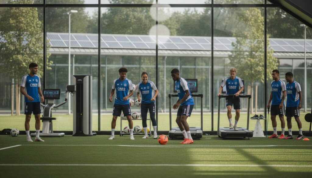 découvrez l'expérience unique du paris fc au campus adidas en allemagne, entre équipements haut de gamme, règles assouplies et défis sportifs entre joueurs, pour un entraînement optimal et convivial.