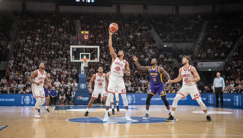 découvrez le lancement de la saison 2026-2027 de champions league pour cholet basket, avec un premier match passionnant contre l’hapoël holon le 6 octobre.
