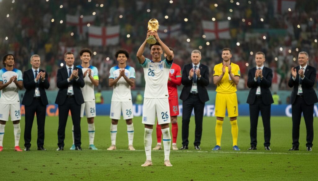 découvrez comment jayden adams a été honoré lors du match norvège-angleterre dans le cadre de la coupe du monde 2026, célébrant son talent et son impact sur le football international.