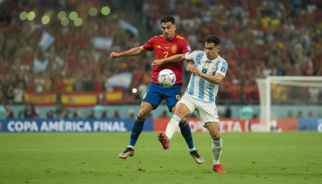 suivez en direct le duel passionnant entre l'espagne et l'argentine, un match intense rempli d'émotions et de suspense.