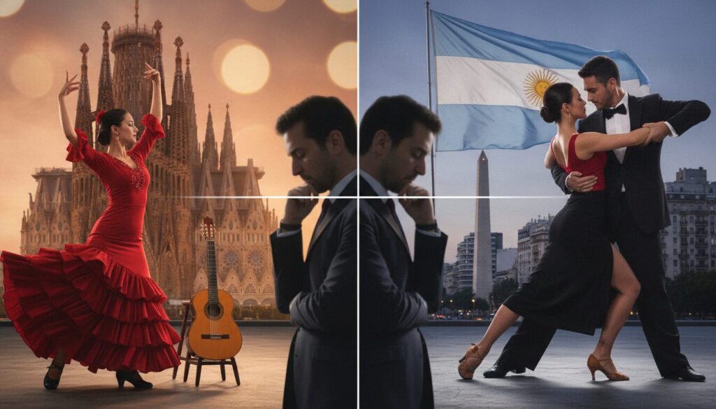 découvrez quel pays, entre l'espagne et l'argentine, a conquis le cœur des célébrités. un voyage captivant au choix des stars !