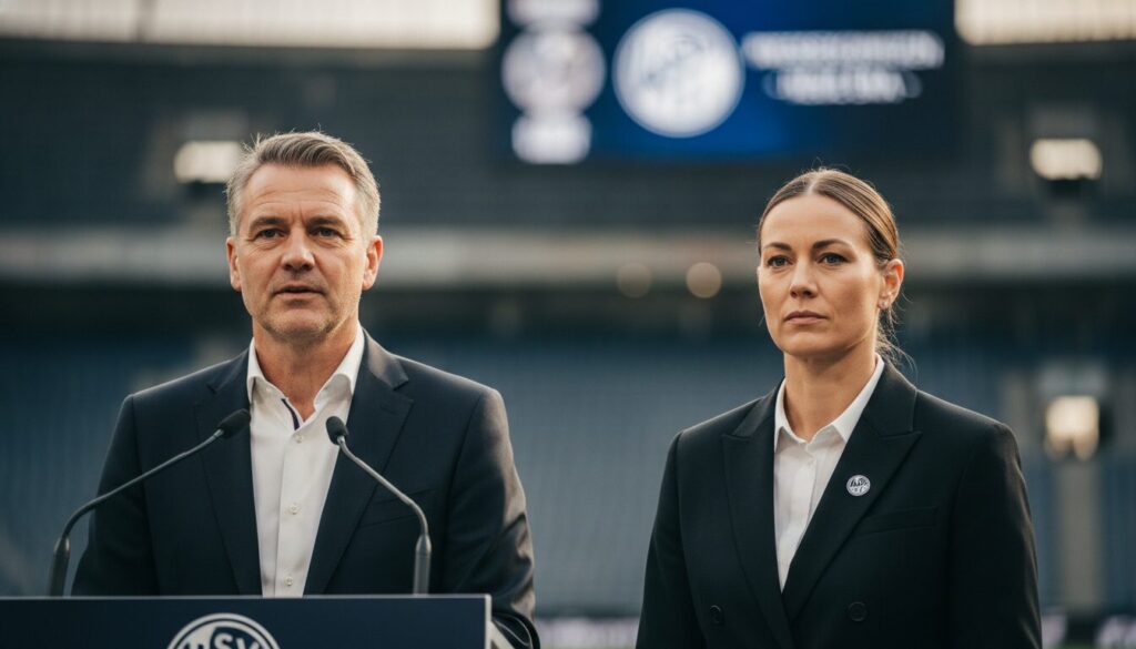 découvrez la présentation de la nouvelle directrice sportive du hsv et les propos de krüger sur fabio vieira : « nous cherchons une solution innovante » pour renforcer l'équipe.