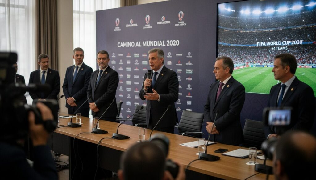 la conmebol annonce officiellement que la coupe du monde 2030 accueillera 64 équipes, marquant une nouvelle ère pour le tournoi de football le plus prestigieux au monde.