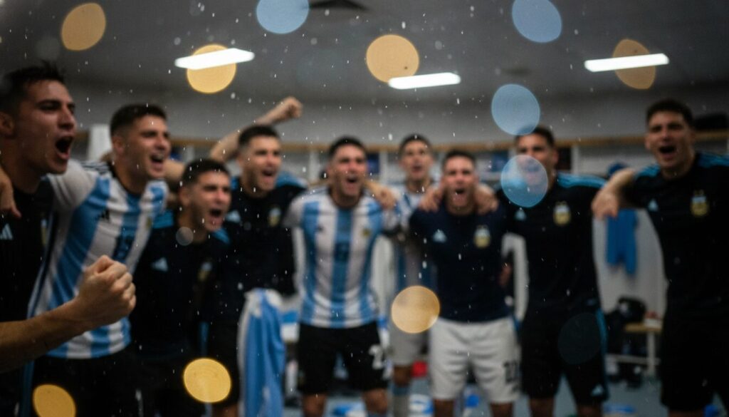 découvrez l'ambiance folle dans les vestiaires argentins après leur victoire contre l'angleterre, avec des chants passionnés et des célébrations enflammées qui témoignent de la ferveur de l'équipe.