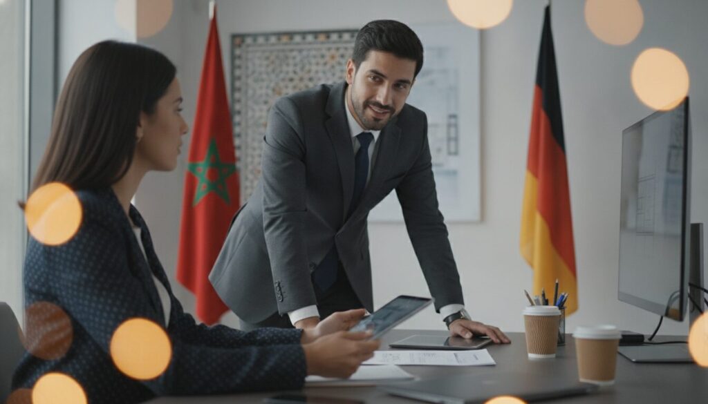 le maroc intensifie sa recherche de talents à la bouaddi, lançant une opération séduction pour attirer mohya et contrer l'allemagne dans cette compétition sportive.