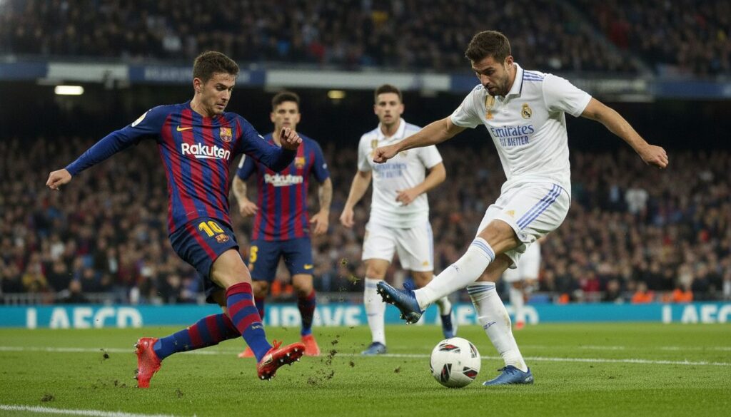 découvrez le coup d'envoi de la saison avec madrid et le barça prêts à s'affronter pour dominer le football espagnol.