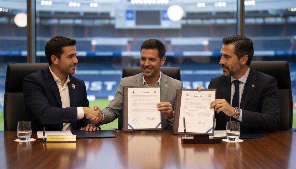 levante et le real madrid ont officialisé un accord pour le transfert du joueur carlos espí, marquant un événement clé dans le mercato estival du football espagnol.