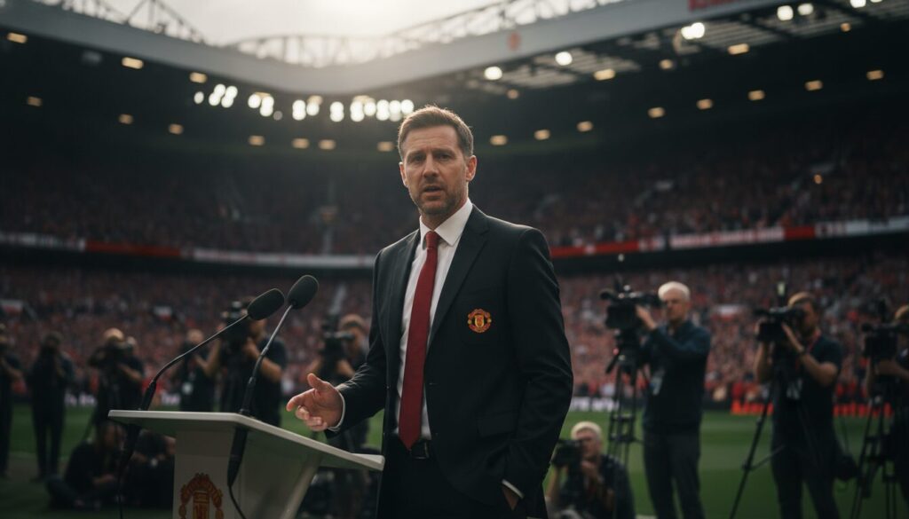 manchester united annonce la nomination de rúben amorim en tant que nouvel entraîneur principal, marquant un nouveau chapitre pour le club.