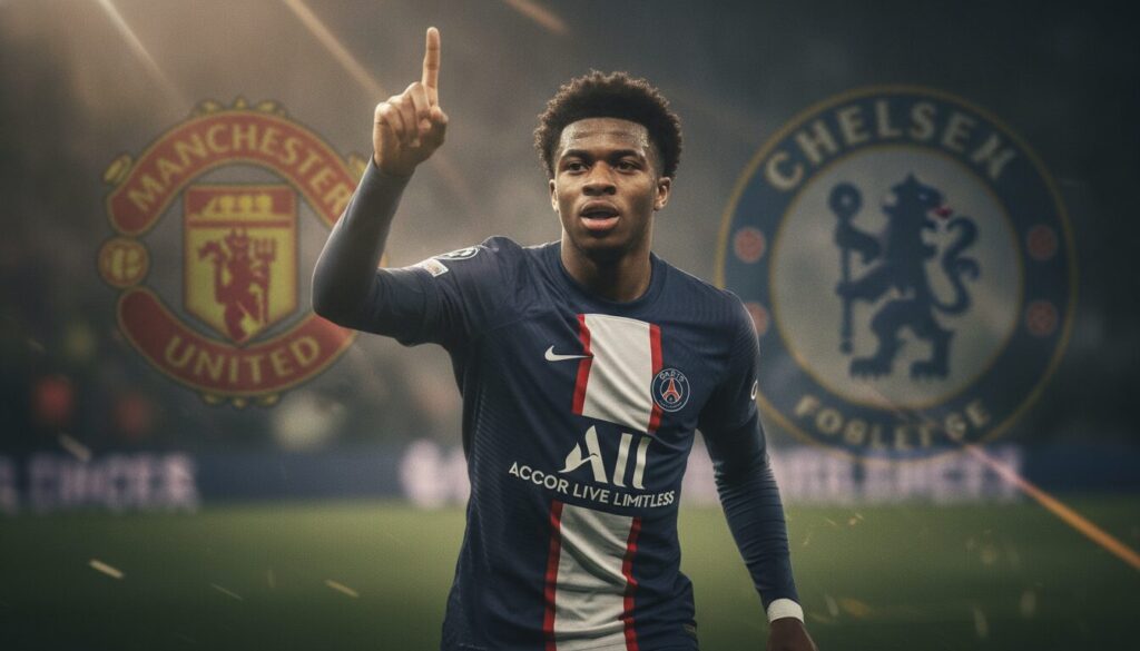 mercato : le psg augmente son offre à 60m€ et dépasse manchester united pour recruter zaïre-emery.