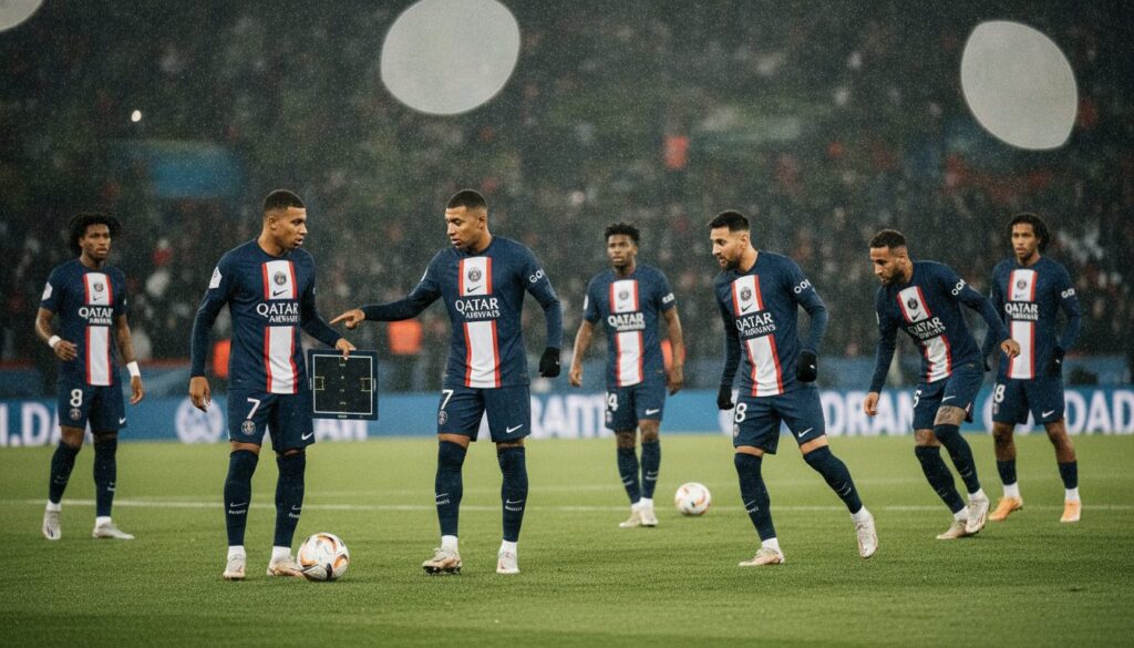 découvrez la possible composition de départ du psg face à aston villa pour la reprise, avec les choix tactiques et les joueurs clés attendus.