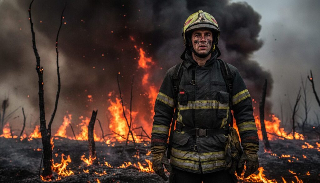 découvrez le parcours de pierre ducasse, ancien footballeur devenu pompier, qui témoigne de son expérience face aux incendies dévastateurs près de bordeaux : « un ciel noir, un spectacle apocalyptique ».