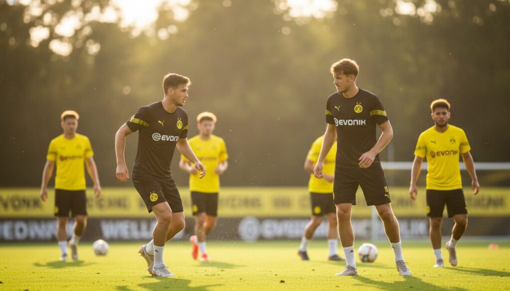 le borussia dortmund (bvb) débute sa préparation estivale avec intensité et passion, mêlant efforts intenses et rêves de vacances pour une saison prometteuse.