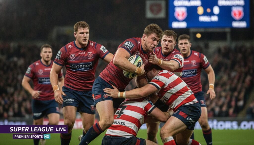suivez en direct le match décisif de super league entre les dragons catalans et hull kr, le champion en titre. ne manquez aucune action de cette rencontre palpitante.