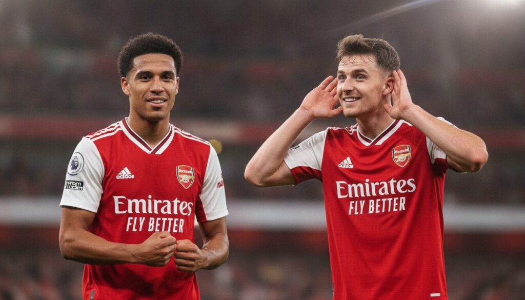 découvrez la confirmation de guimarães chez arsenal et la réponse pleine d’humour de rice dans une ambiance détendue au sein de l'équipe.