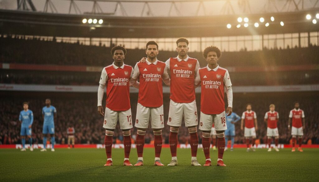 arsenal, déterminé à construire une dynastie solide malgré les défis et les turbulences rencontrés par ses rivaux en premier league, prêt à dominer le championnat.