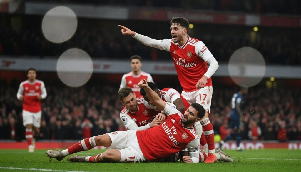 arsenal démarre sa défense du titre en premier league avec une performance éclatante, montrant force et détermination dès le premier match.