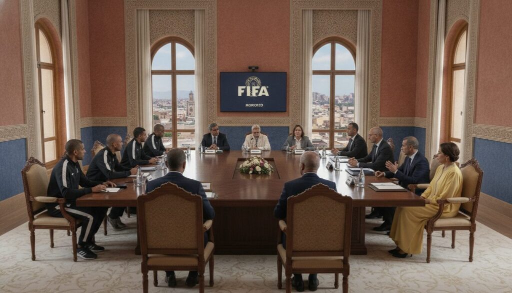 découvrez les détails d'une réunion exceptionnelle de la fifa au maroc, marquée par la présence d'invités surprenants et l'absence notable de personnalités clés, suscitant la curiosité et de nombreuses questions.