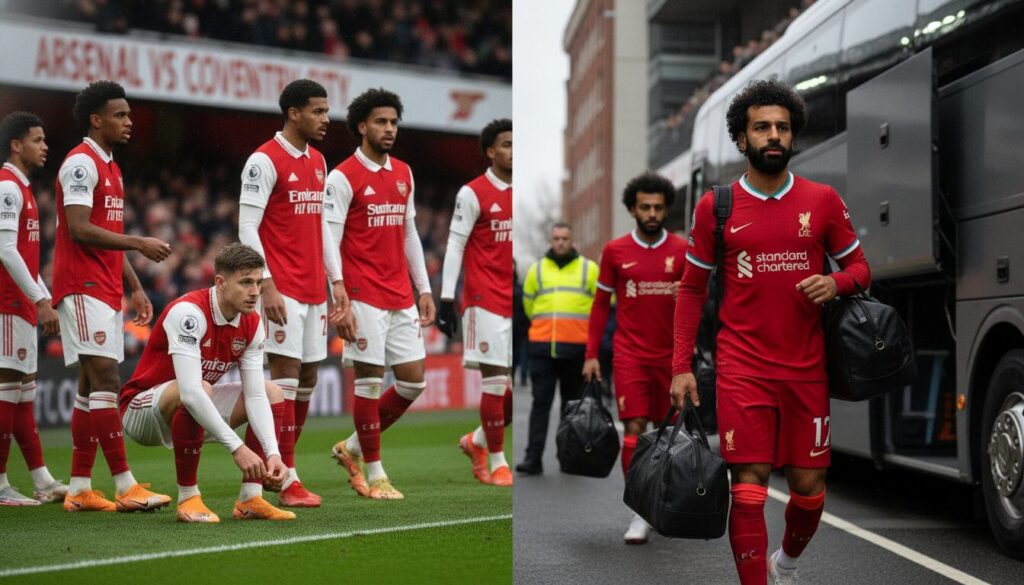 découvrez le calendrier complet de la premier league : arsenal ouvre la saison contre coventry tandis que liverpool se déplace à newcastle pour leur premier match.