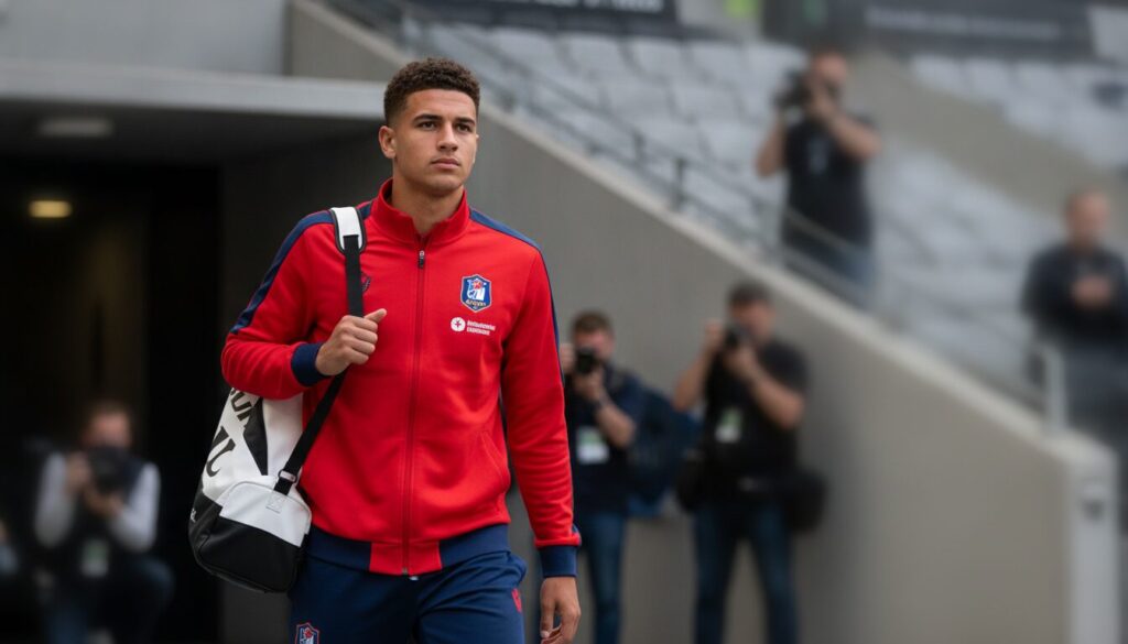 découvrez l'arrivée officielle de dilane bakwa au losc en prêt de nottingham forest, une nouvelle prometteuse pour les supporters lillois.