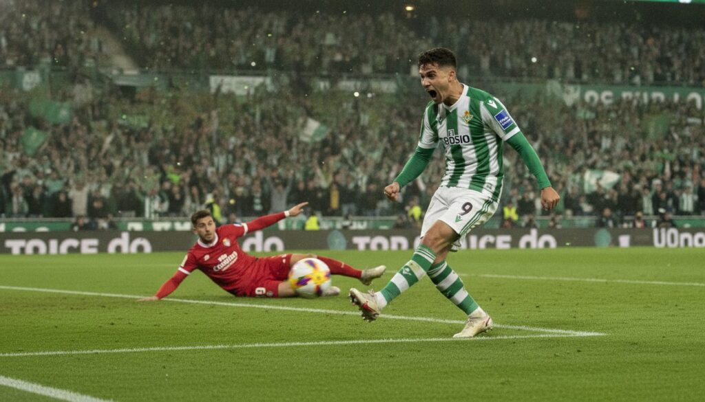 revivez la victoire spectaculaire du betis grâce à corralejo dans un match palpitant rempli d'émotions et de suspense.