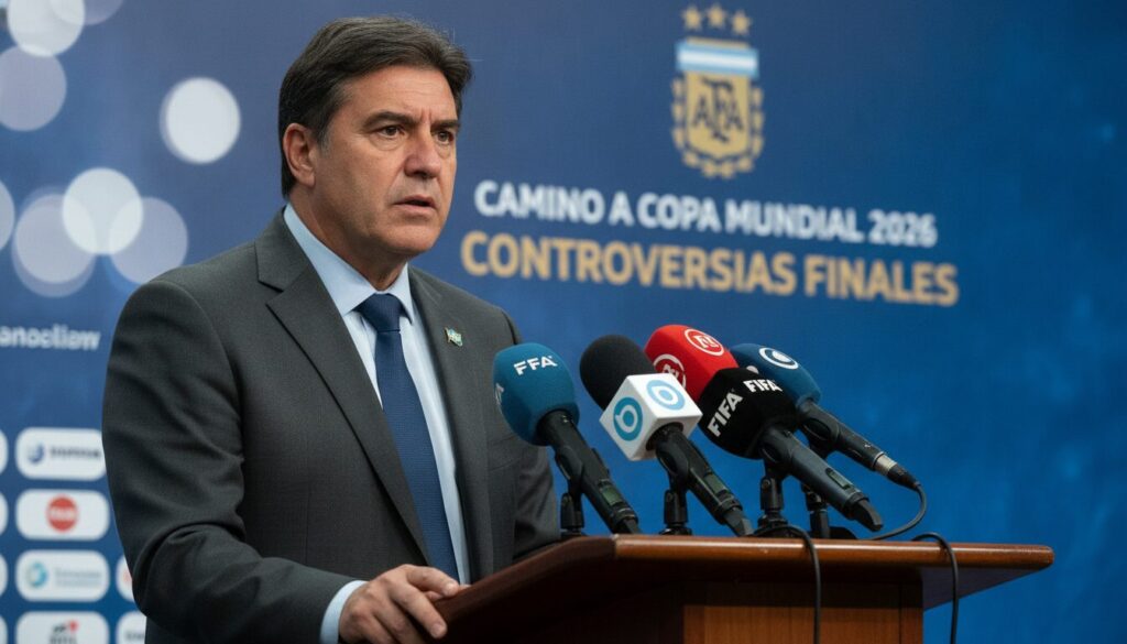 découvrez la réaction du président de la fédération argentine face aux controverses liées à la finale de la coupe du monde 2026 et son engagement pour un tournoi équitable.