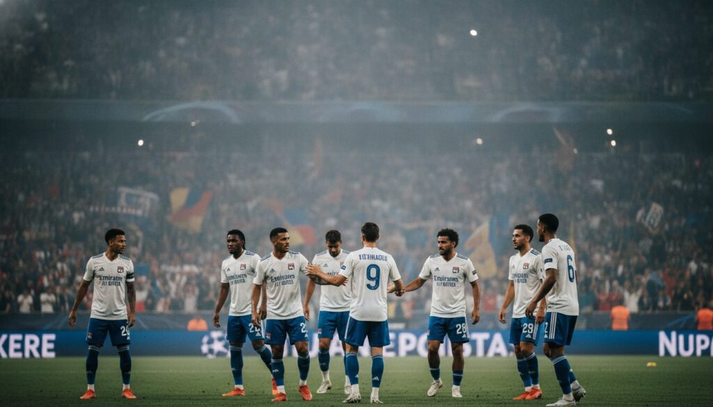 plongez dans l'ambiance passionnée alors que l'ol se prépare à affronter fenerbahçe dans un duel palpitant de la ligue des champions.