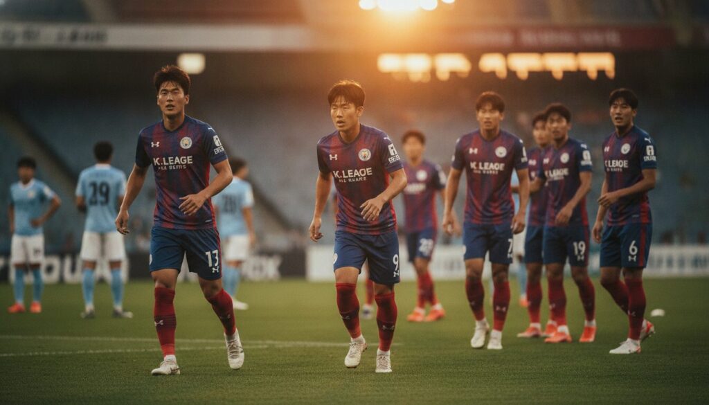découvrez les k-league all stars, l'équipe de football coréenne qui affrontera manchester city lors de leur match amical de présaison, et suivez tous les détails de cette rencontre.