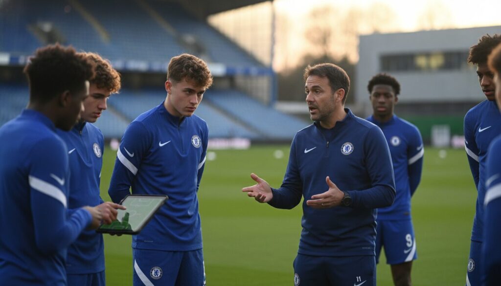 découvrez l'effectif prévisionnel de chelsea pour la saison 2026-27 et comment xabi alonso planifie d'intégrer morgan rogers ainsi que les autres jeunes talents dans l'équipe.