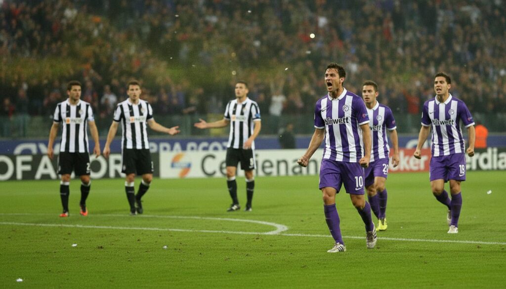 europa league : anderlecht remporte une victoire serrée contre le paok lors du match aller du 3e tour, une étape cruciale pour la qualification.