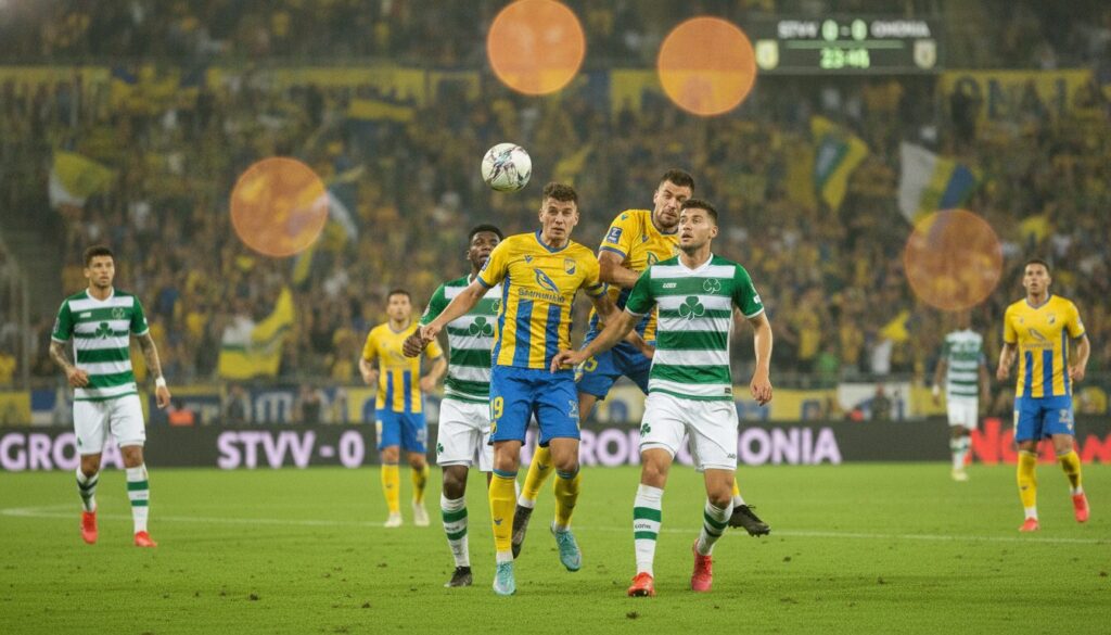 découvrez le match inaugural de la europa league où saint-trond affronte l'omonia, champion chypriote, pour un rendez-vous européen passionnant.