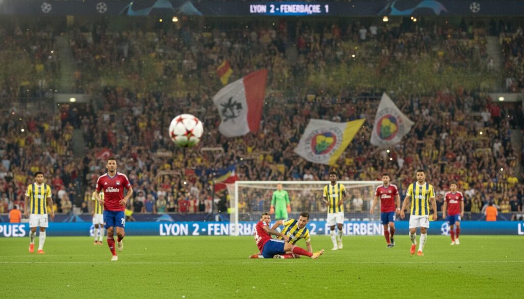 suivez en direct le match retour décisif de barrage de la ligue des champions entre lyon et fenerbahçe, avec des mises à jour en temps réel, commentaires et statistiques.