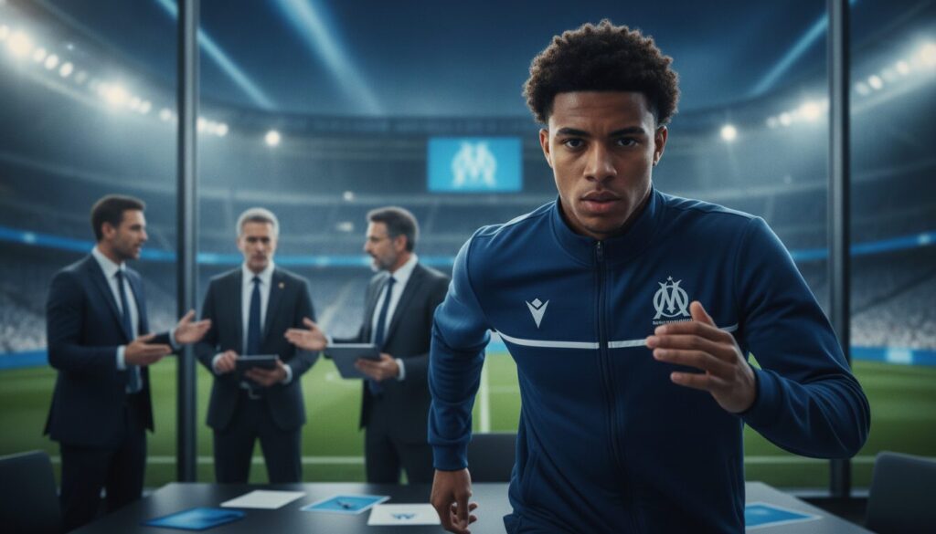 l’om multiplie ses tentatives pour recruter saël kumbedi et renforcer son effectif en vue des prochaines saisons.